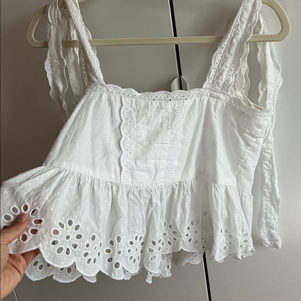 Farm Rio Eyelet Top, XS - Picture 10 of 11